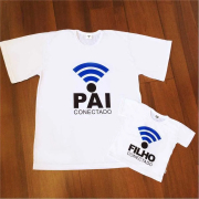 Tal Pai, Tal Filho Camiseta Pai Conectado