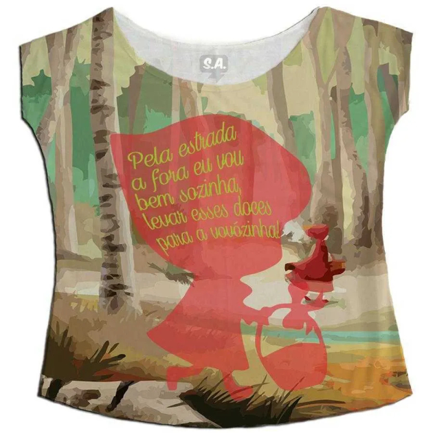 TShirt infantil - Chapeuzinho Vermelho