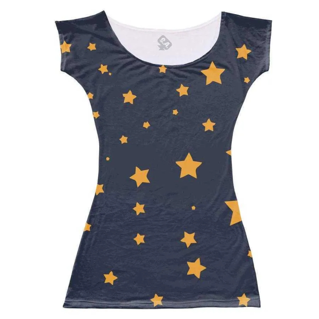 Vestido Adulto Estrelas 