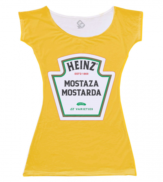 Vestido Adulto Heinz Mostarda