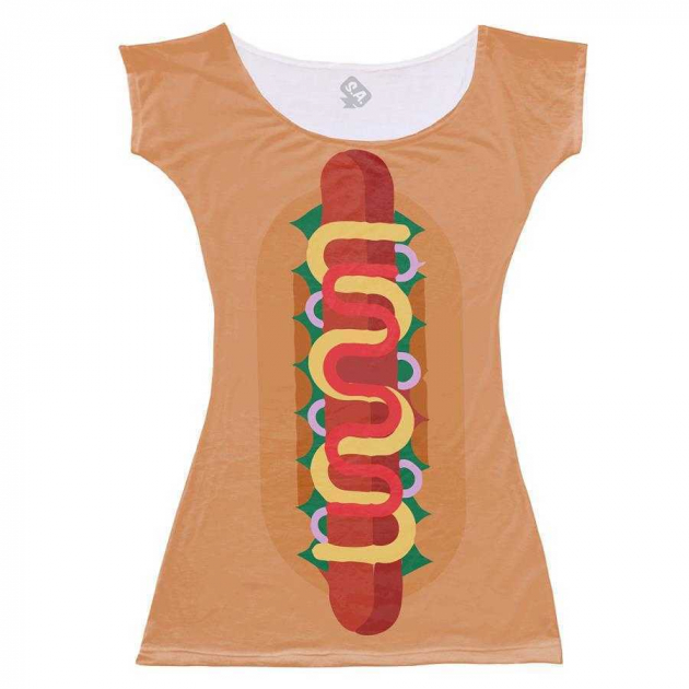 Vestido Adulto Hot Dog
