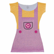 Vestido Adulto Minion Rosa