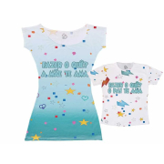 Vestido E Camiseta Tal Mãe Tal Filho - A Mãe Te Ama