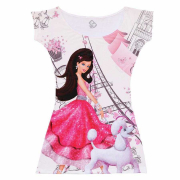Vestido  Infantil Barbie