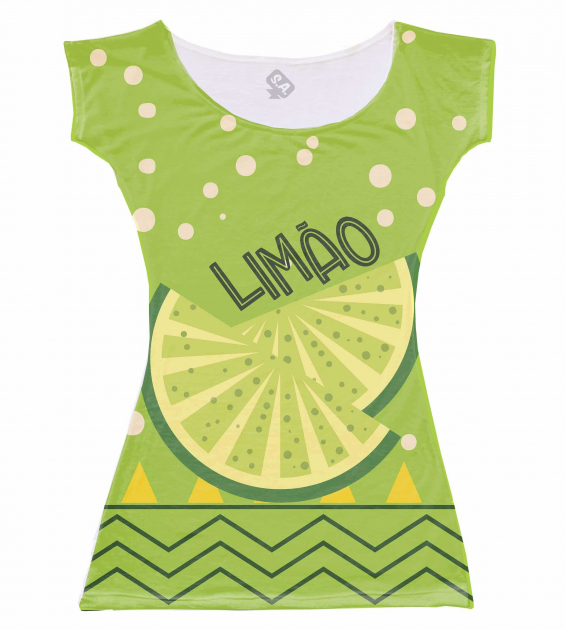 Vestido Infantil Carnaval Limão 