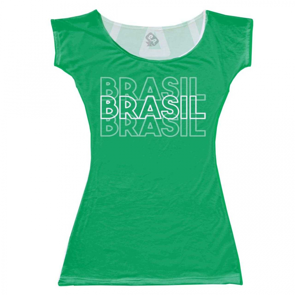 Vestido Infantil Copa Do Mundo Verde na Camiseteria S.A.