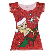 Vestido  Infantil Elsa Natal