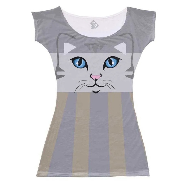 Vestido  Infantil Gato