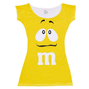 Vestido  Infantil M&M Amarelo