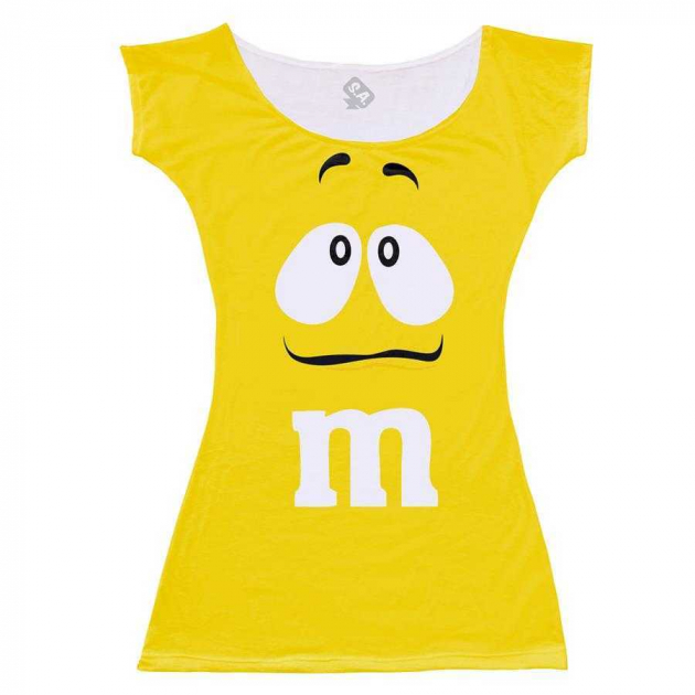 Vestido  Infantil M&M Amarelo