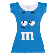 Vestido  Infantil M&M Azul