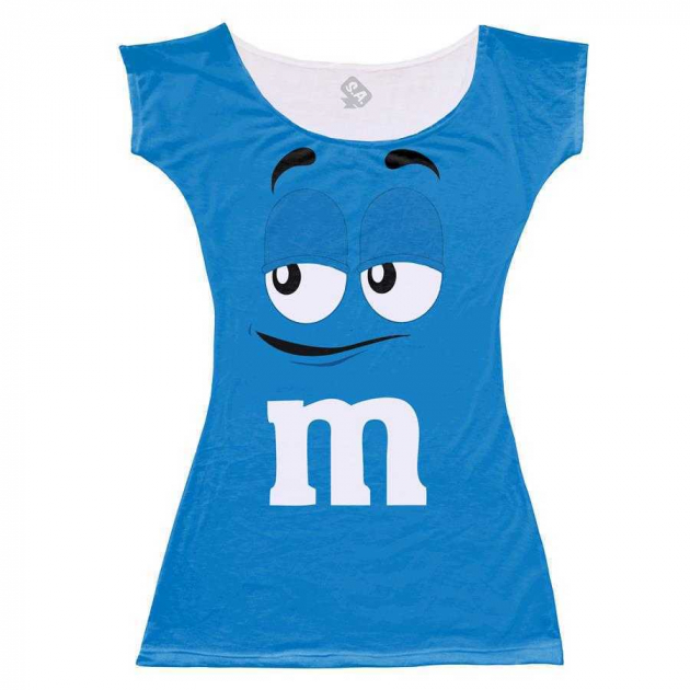 Vestido  Infantil M&M Azul