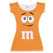 Vestido  Infantil M&M Laranja