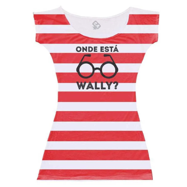 Vestido  Infantil Onde está Wally