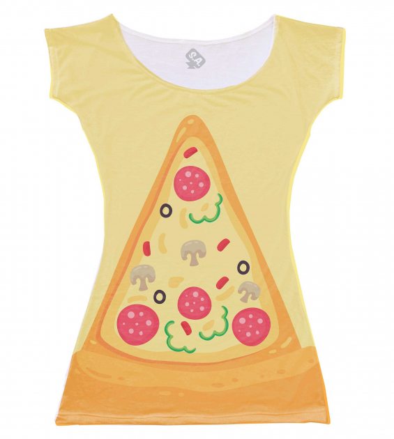 Vestido  Infantil  Pizza