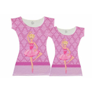 Vestido Tal Mãe Tal Filha Barbie Bailarina