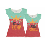 Vestido Tal Mãe Tal Filha Mãe Rainha E Filha Princesa