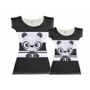 Vestido Tal Mãe Tal Filha Panda
