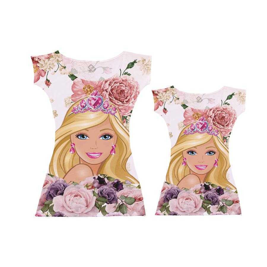 Roupa Barbie mãe e filha  Roupas mae e filha, Mae e filha, Filha