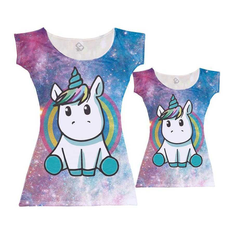 roupa de unicornio mae e filha